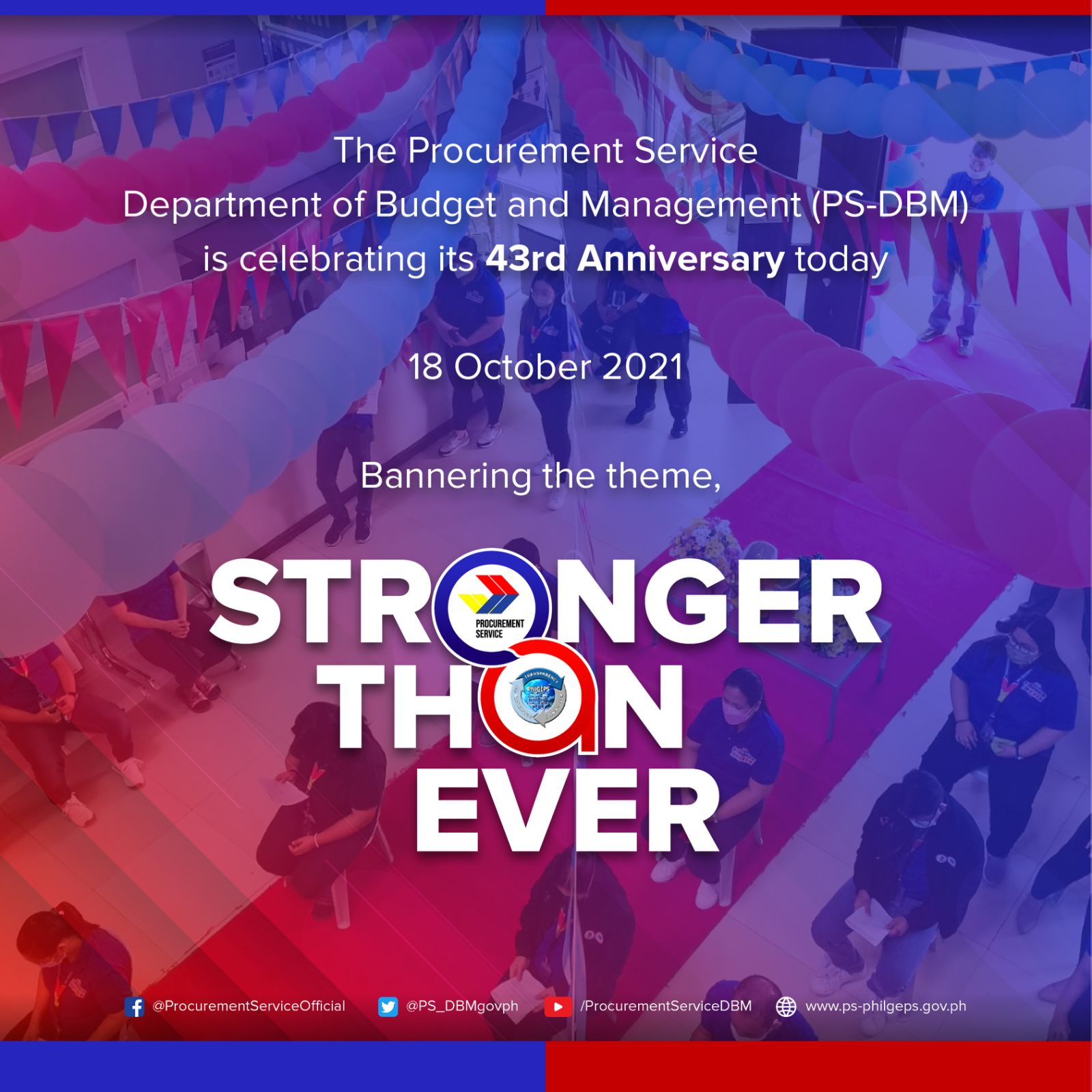 PS-DBM CELEBRATES 43RD ANNIVERSARY